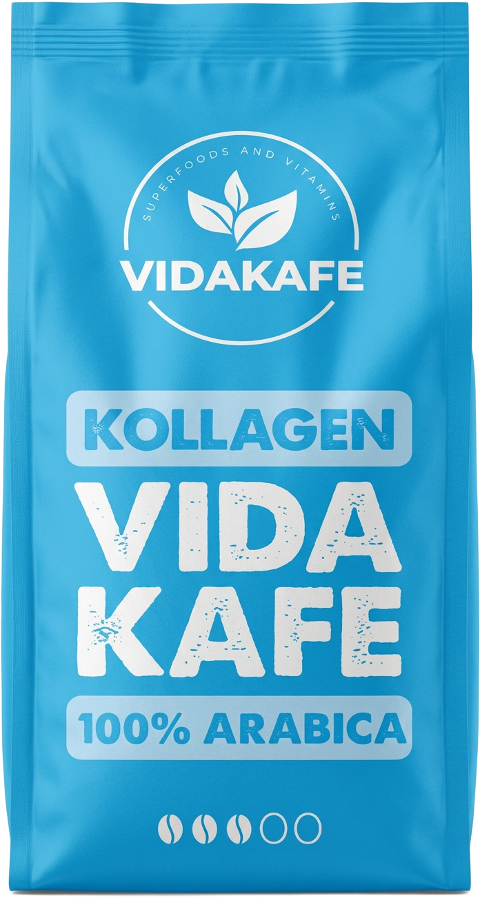 Vidakafe Kollagen Kaffee in der 250-g-Verpackung