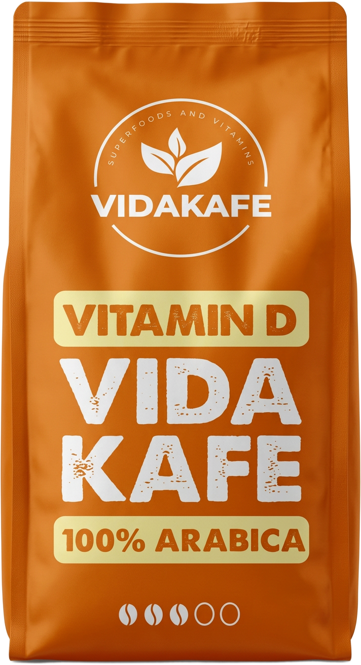 Vidakafe Vitamin D Kaffee in der 250-g-Verpackung